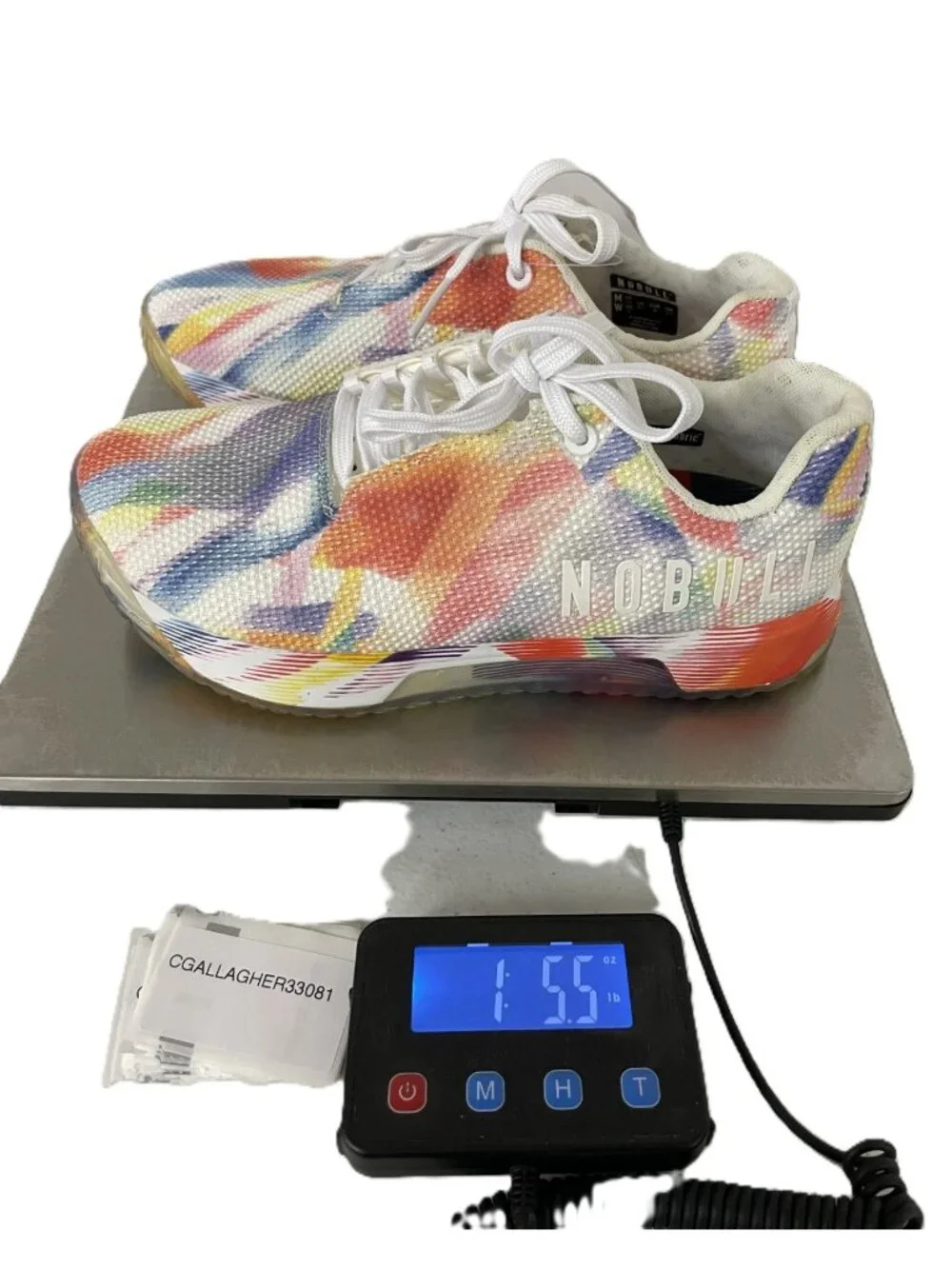 Nobull Journey Unisex Pride Moves Training Sneakers mens 6.5 Womens 8 Multicolor